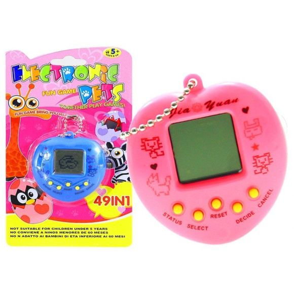 Zwierzątko Elektroniczne Serduszko Tamagotchi Różowe