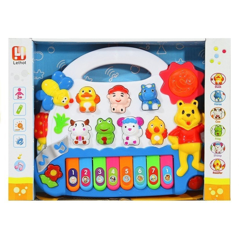 Pianinko Dla Maluszka Odgłosy Zwierząt 2 Kolory