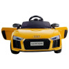 Auto na Akumulator Audi R8 Spyder Żółty Lakierowany Auto na Akumulator Audi R8 Spyder Żółty Lakierowany