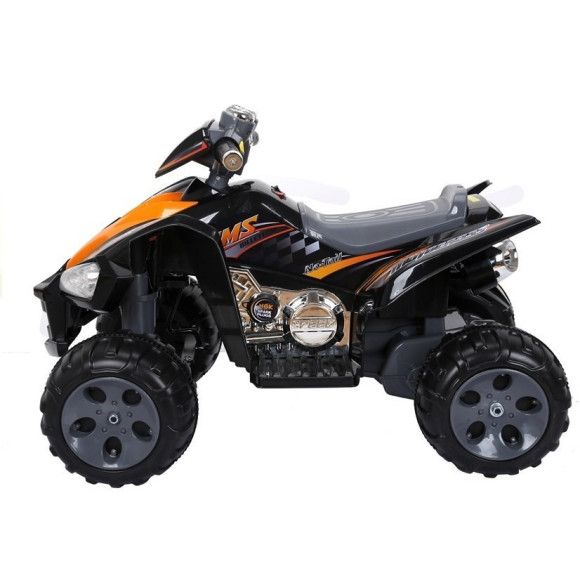 Quad na Akumulator Duże Koła Czarny Quad na Akumulator Duże Koła Czarny