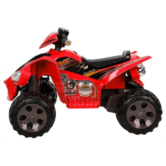 Quad na Akumulator Duże Koła Czerwony Quad na Akumulator Duże Koła Czerwony
