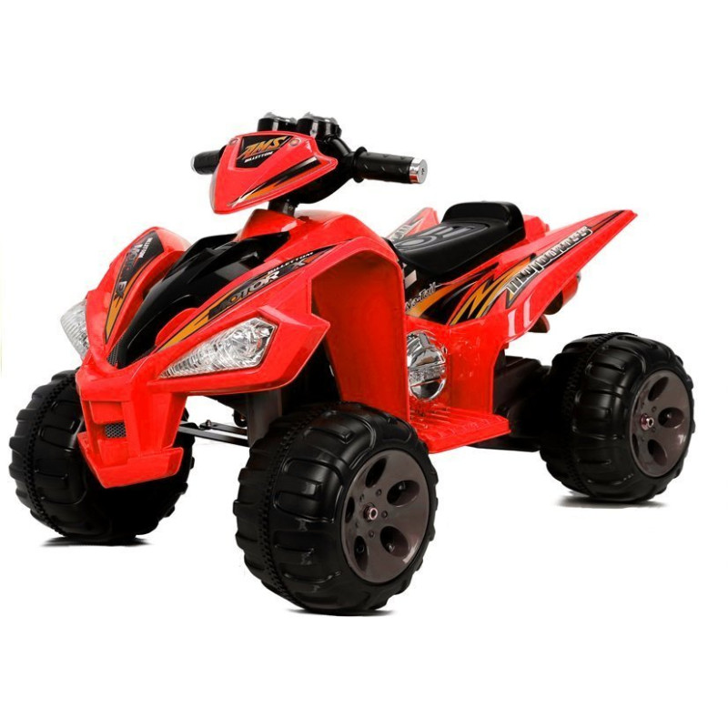 Quad na Akumulator Duże Koła Czerwony