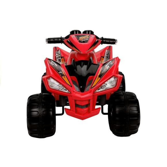 Quad na Akumulator Duże Koła Czerwony Quad na Akumulator Duże Koła Czerwony