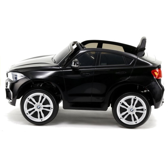 Auto na Akumulator BMW X6 Czarne Skóra, EVA Auto na Akumulator BMW X6 Czarne Skóra, EVA