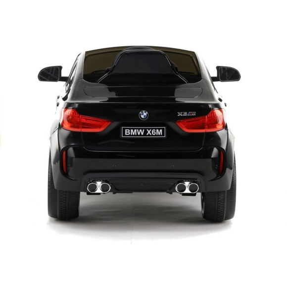 Auto na Akumulator BMW X6 Czarne Skóra, EVA Auto na Akumulator BMW X6 Czarne Skóra, EVA