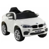 Auto na Akumulator BMW X6 Białe Skóra, EVA Auto na Akumulator BMW X6 Białe Skóra, EVA