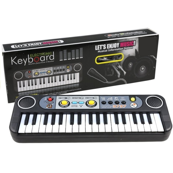 Organki Elektryczne Z Mikrofonem 37 Klawiszy Organki Elektryczne Z Mikrofonem 37 Klawiszy