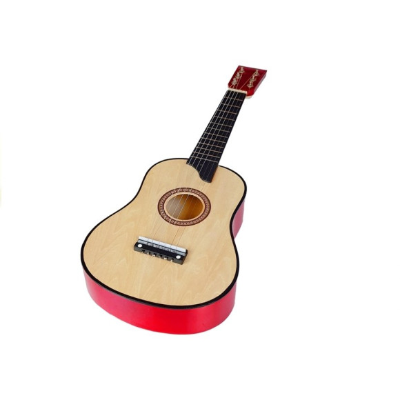 Gitara Drewniana z Kostką Kremowa Gitara Drewniana z Kostką Kremowa