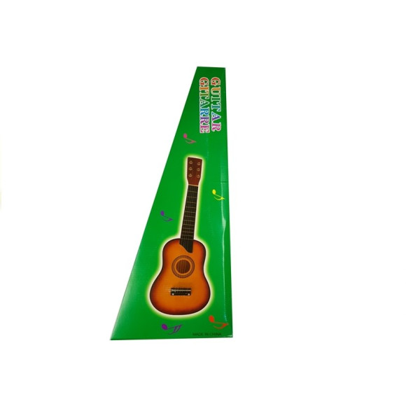 Gitara Drewniana z Kostką Kremowa Gitara Drewniana z Kostką Kremowa