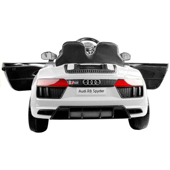 Auto na Akumulator Audi R8 Spyder Biały Auto na Akumulator Audi R8 Spyder Biały