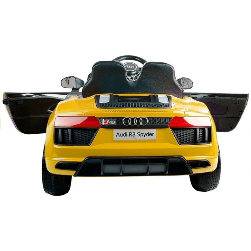 Auto na Akumulator Audi R8 Spyder Żółty