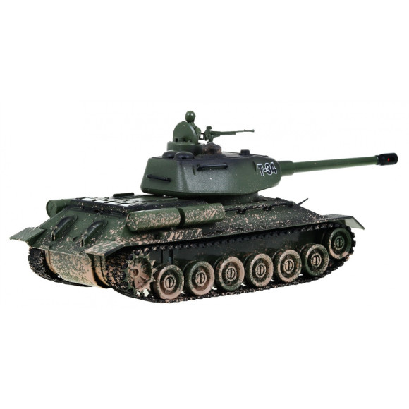 Zdalnie sterowany czołg T-34 dla dzieci 3+ Strzelający model Kamuflaż 1:28 + Wielka Bitwa Czołgów + Dźwięki Światła Zdalnie sterowany czołg T-34 dla dzieci 3+ Strzelający model Kamuflaż 1:28 + Wielka Bitwa Czołgów + Dźwięki Światła