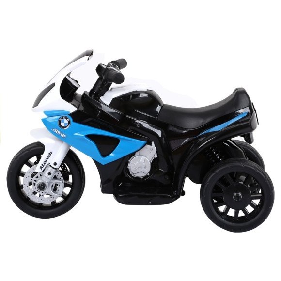 Motor na akumulator BMW S1000RR Trójkołowy Niebieski Motor na akumulator BMW S1000RR Trójkołowy Niebieski