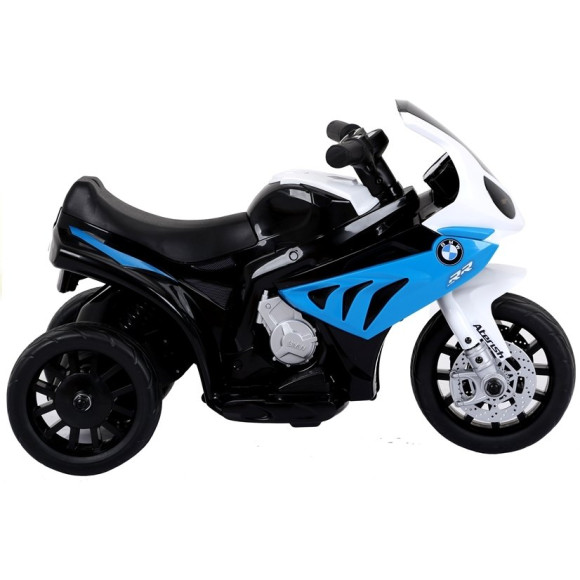 Motor na akumulator BMW S1000RR Trójkołowy Niebieski Motor na akumulator BMW S1000RR Trójkołowy Niebieski