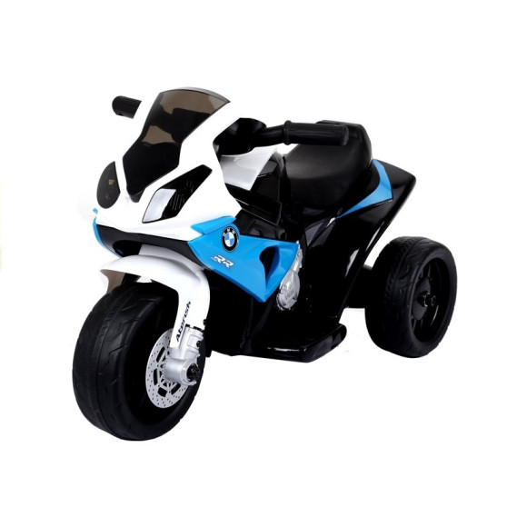 Motor na akumulator BMW S1000RR Trójkołowy Niebieski Motor na akumulator BMW S1000RR Trójkołowy Niebieski