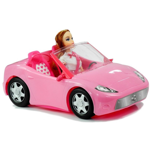 Lalka w Podróży Kabriolet Auto dla Lalki Lalka w Podróży Kabriolet Auto dla Lalki