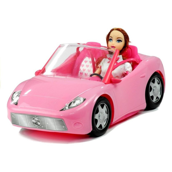 Lalka w Podróży Kabriolet Auto dla Lalki Lalka w Podróży Kabriolet Auto dla Lalki