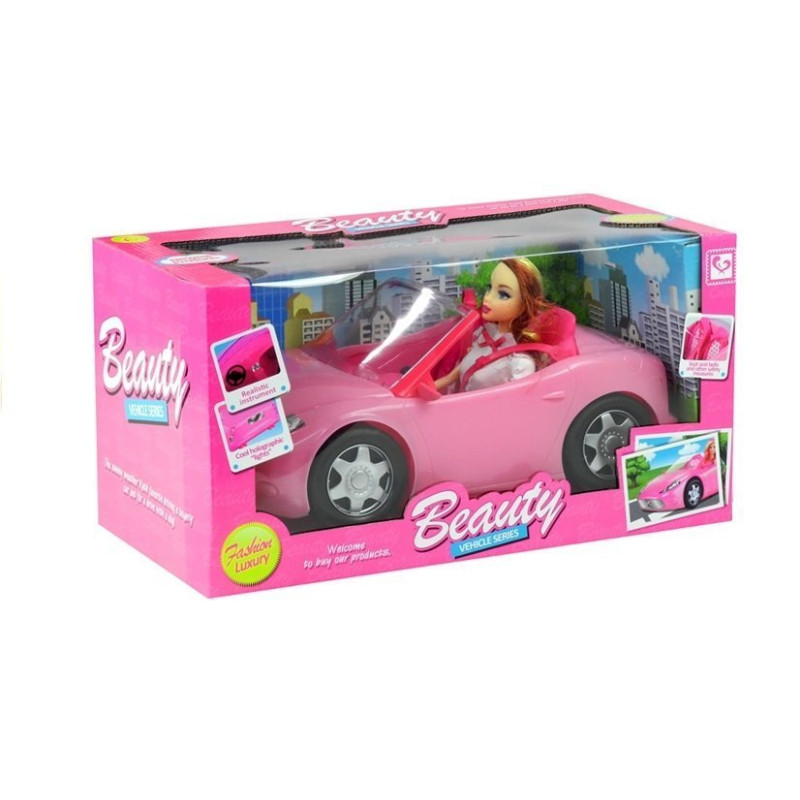 Lalka w Podróży Kabriolet Auto dla Lalki