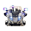 Motor na Akumulator BMW R1200 Policja Srebrny Motor na Akumulator BMW R1200 Policja Srebrny