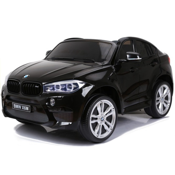 Auto Na Akumulator BMW X6M Czarne Dwuosobowy Fotel Auto Na Akumulator BMW X6M Czarne Dwuosobowy Fotel