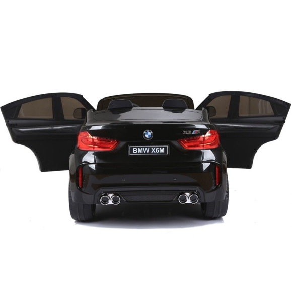 Auto Na Akumulator BMW X6M Czarne Dwuosobowy Fotel Auto Na Akumulator BMW X6M Czarne Dwuosobowy Fotel