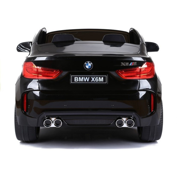 Auto Na Akumulator BMW X6M Czarne Dwuosobowy Fotel Auto Na Akumulator BMW X6M Czarne Dwuosobowy Fotel