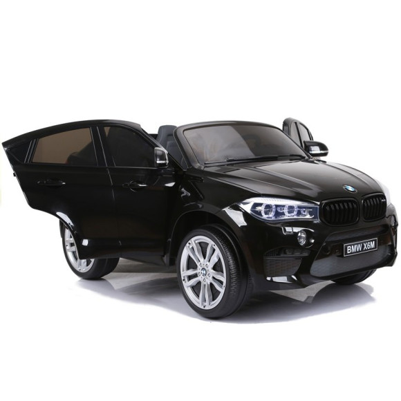 Auto Na Akumulator BMW X6M Czarne Dwuosobowy Fotel Auto Na Akumulator BMW X6M Czarne Dwuosobowy Fotel