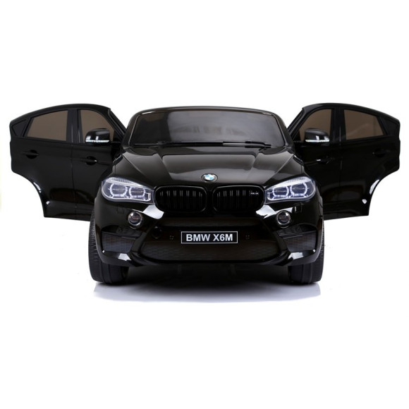 Auto Na Akumulator BMW X6M Czarne Dwuosobowy Fotel Auto Na Akumulator BMW X6M Czarne Dwuosobowy Fotel