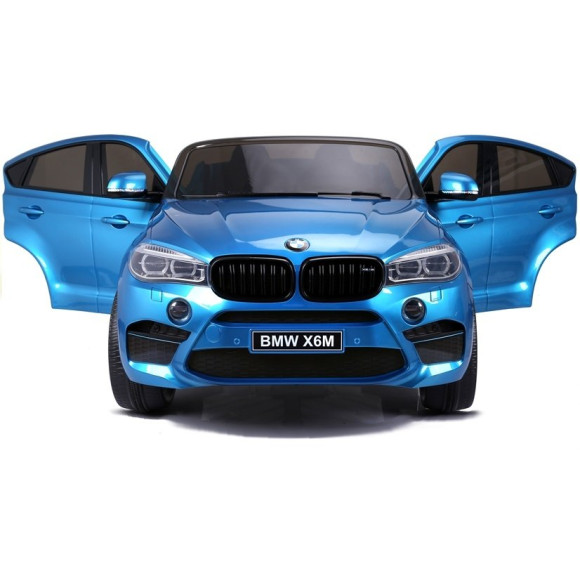 Auto Na Akumulator BMW X6M Niebieskie Lakierowane Auto Na Akumulator BMW X6M Niebieskie Lakierowane