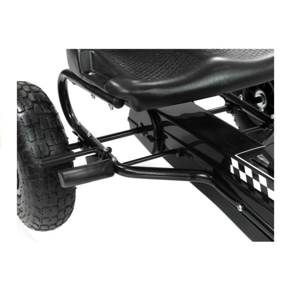 Gokart Czarny A-15 Pompowane Koła
