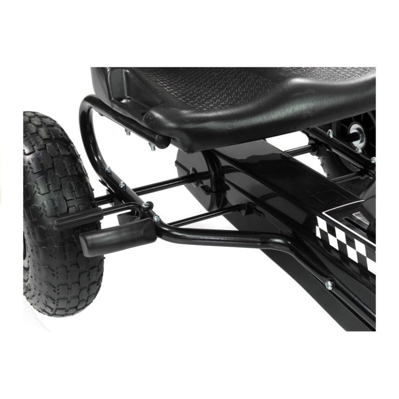 Gokart Czarny A-15 Pompowane Koła