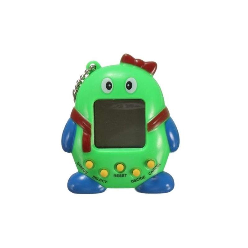 Elektroniczne Zwierzątko Tamagotchi z Kokardką Zielone