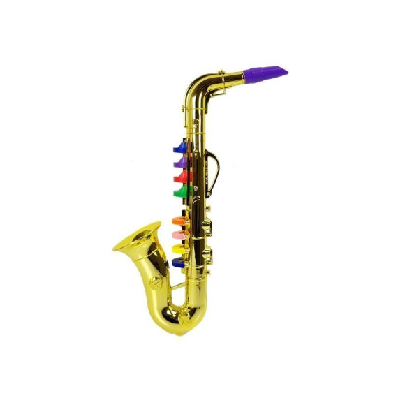 Zabawkowy Saksofon instrument w kolorze złotym Zabawkowy Saksofon instrument w kolorze złotym