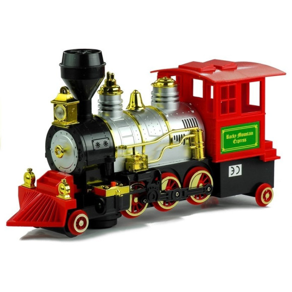 Duża Lokomotywa Pociąg na Baterie z Dźwiękiem Duża Lokomotywa Pociąg na Baterie z Dźwiękiem