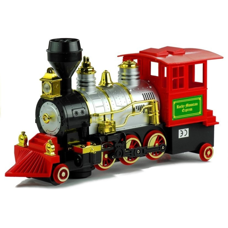 Duża Lokomotywa Pociąg na Baterie z Dźwiękiem