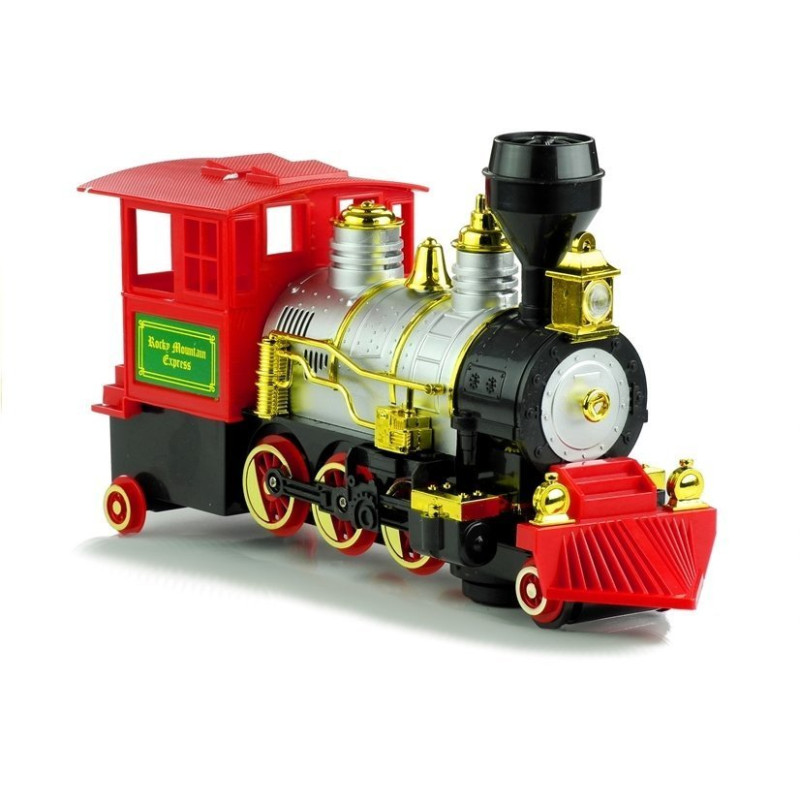 Duża Lokomotywa Pociąg na Baterie z Dźwiękiem