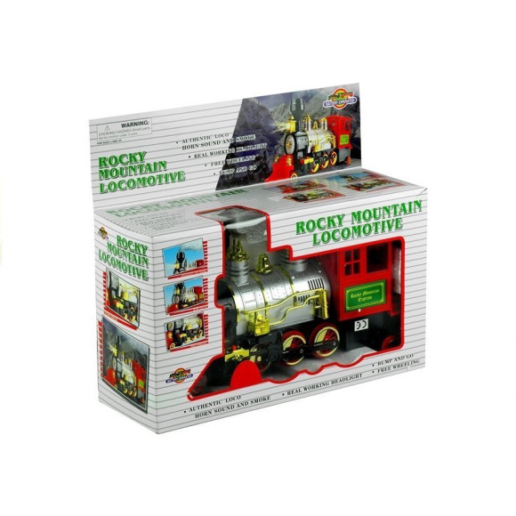 Duża Lokomotywa Pociąg na Baterie z Dźwiękiem Duża Lokomotywa Pociąg na Baterie z Dźwiękiem