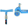 Hulajnoga Balansowa Trójkołowa Świecące Koła Niebieska Krokodyl