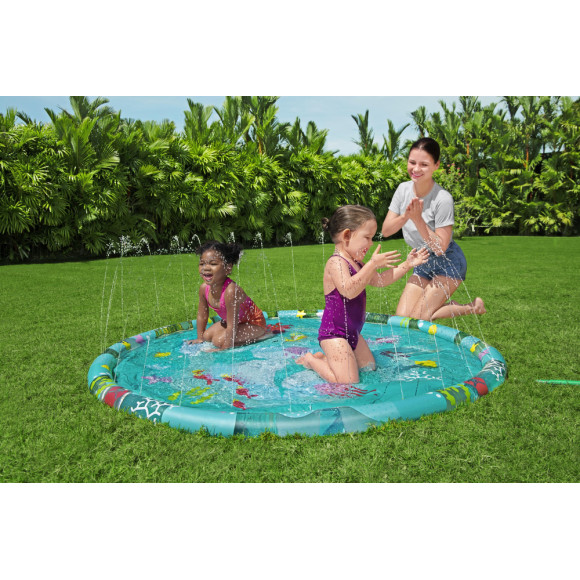 Dmuchany Brodzik Mata Z Fontanną Dla Dzieci 165 cm Bestway 52487 Dmuchany Brodzik Mata Z Fontanną Dla Dzieci 165 cm Bestway 52487