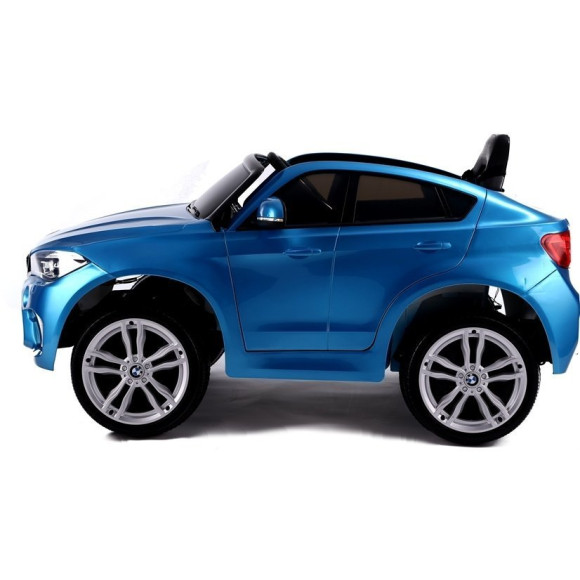 Auto na Akumulator BMW X6 Niebieskie Lakierowane Auto na Akumulator BMW X6 Niebieskie Lakierowane