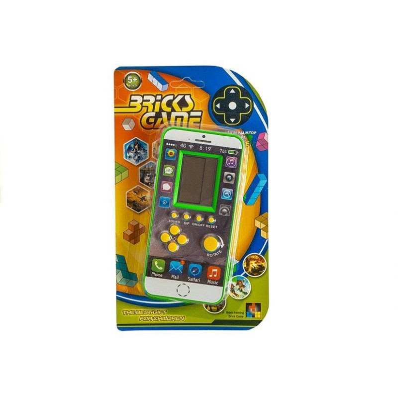 Gra elektroniczna Tetris Komórka Zielona