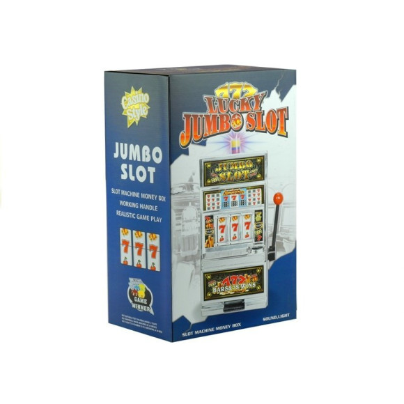 Automat do Gry Slot Kasyno Skarbonka Duża Dźwięki