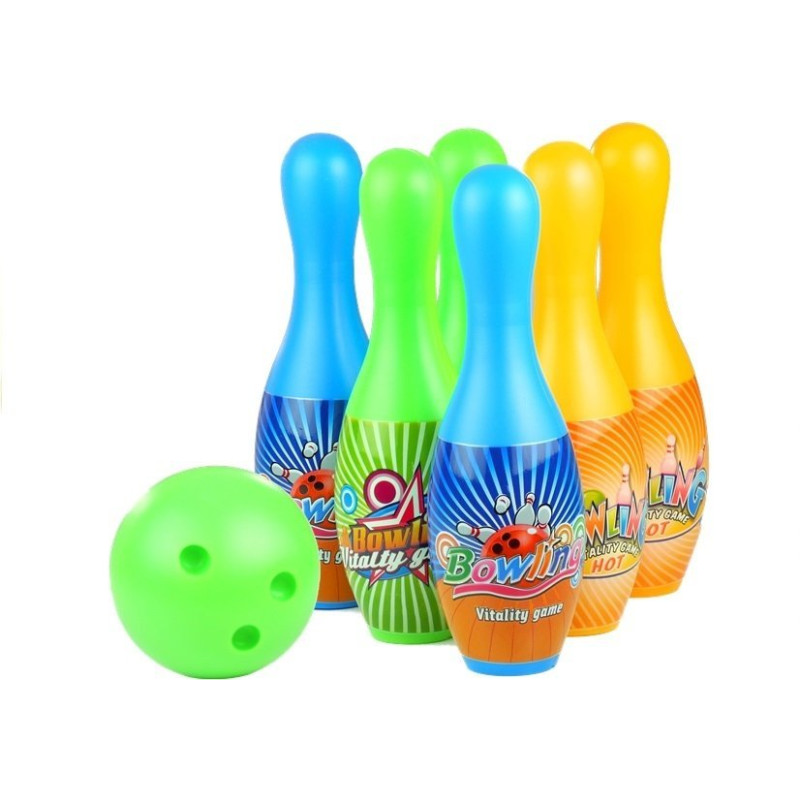 Zestaw do Gry w Kręgle 6 Kręgli + Kula Sport Gra