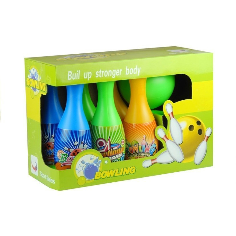 Zestaw do Gry w Kręgle 6 Kręgli + Kula Sport Gra