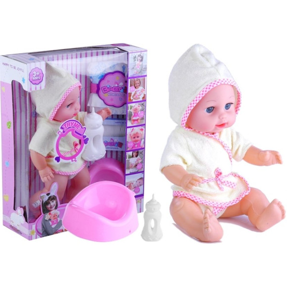 Lalka Bobas W Szlafroku Butelka Nocnik Pampers Gra Lalka Bobas W Szlafroku Butelka Nocnik Pampers Gra