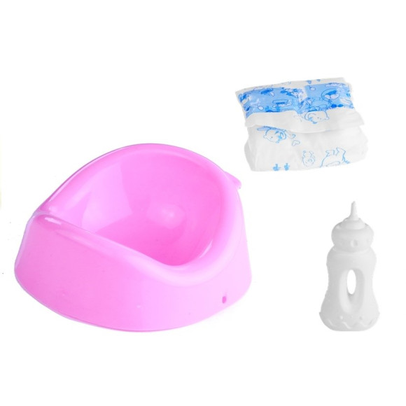 Lalka Bobas W Szlafroku Butelka Nocnik Pampers Gra Lalka Bobas W Szlafroku Butelka Nocnik Pampers Gra