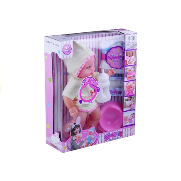 Lalka Bobas W Szlafroku Butelka Nocnik Pampers Gra Lalka Bobas W Szlafroku Butelka Nocnik Pampers Gra
