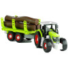 Rozkręcany Traktor z Przyczepą z Drewnem 43 cm Rozkręcany Traktor z Przyczepą z Drewnem 43 cm