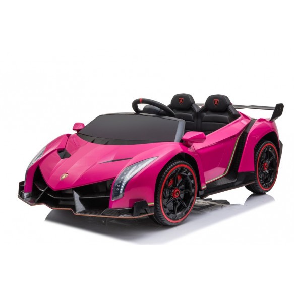 Auto na akumulator Lamborghini Veneno różowy