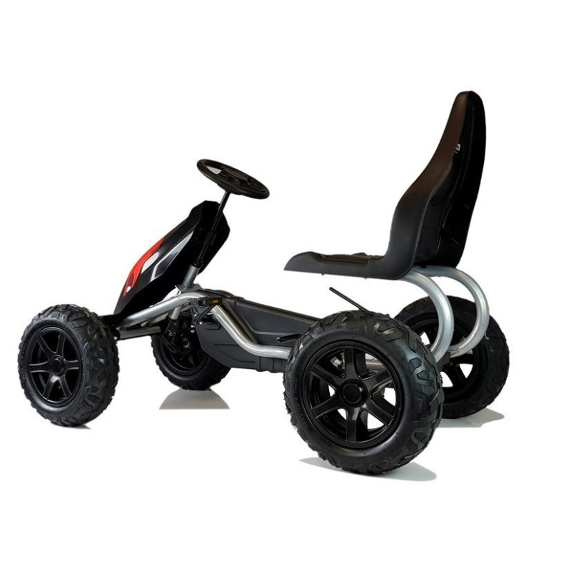 Gokart na Pedały B012 Pompowane Koła Czarny